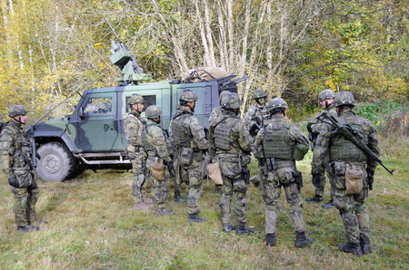 Svým podřízeným předával cenné zkušenosti velitel praporu podplukovník Jašek