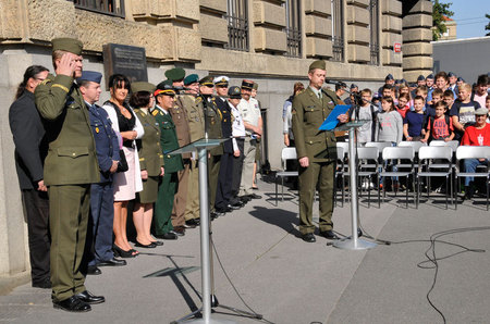 Příchod náčelníka GŠ AČR armádního generála Josefa Bečváře
