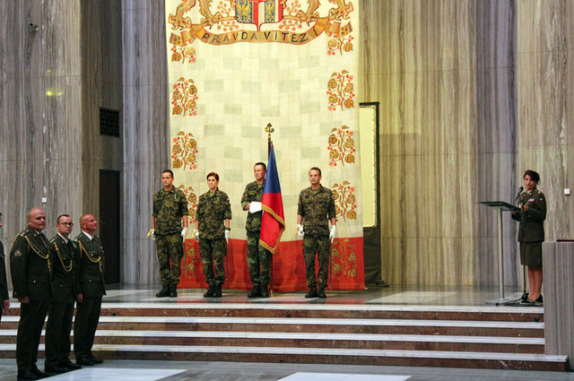 Poprvé se slavnostního nástupu zúčastnili a ocenění převzali vojáci, kteří působili na Golanských výšinách v misi UNDOF
