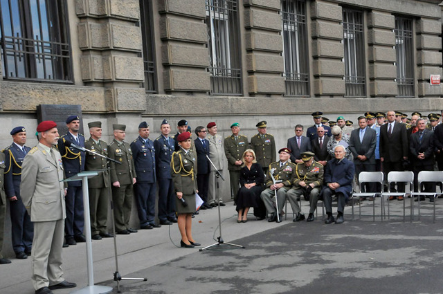 Úvodní projev patřil současnému náčelníkovi Generálního štábu AČR armádnímu generálovi Petru Pavlovi
