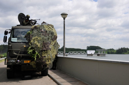 Aktivní zálohy nacvičovaly ochranu vodního díla na Želivce v rámci cvičení Hráz 2017