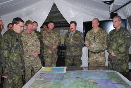 Liberecká kasárna hostila alianční partnery 