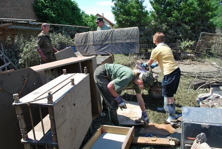 V Křešicích nedají na pomoc vojáků dopustit