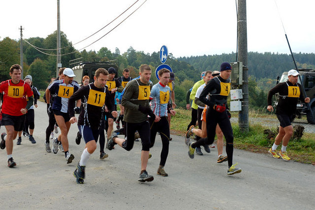 Poslední kolo 3. ročníku Běžecké ligy 2012 - start v Náměšti na Hané