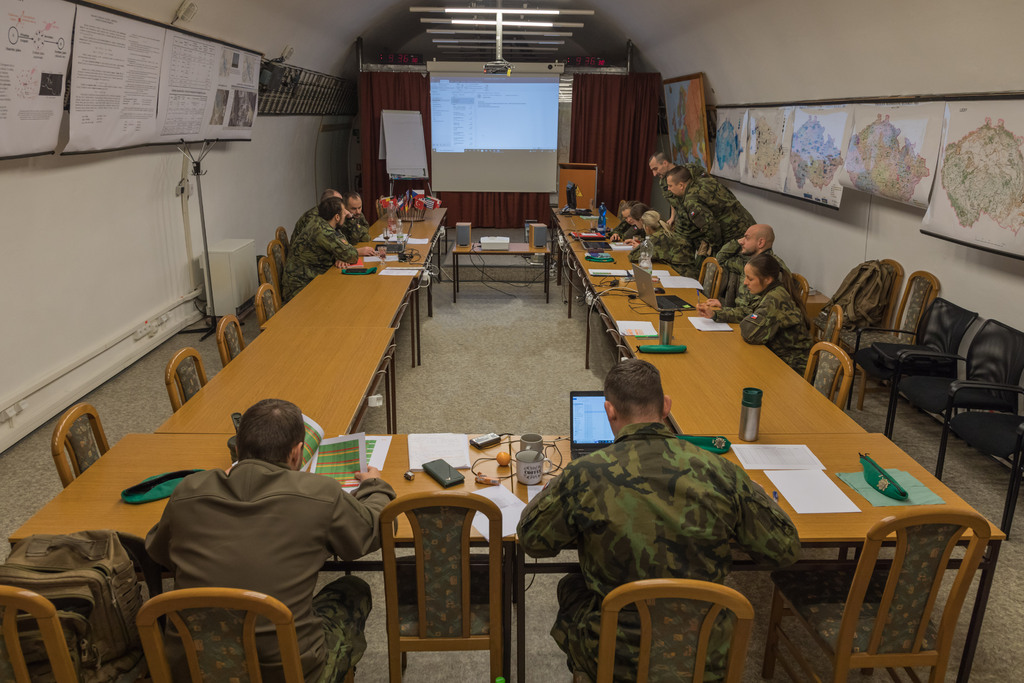 Centrální pracoviště řídícího střediska monitorování