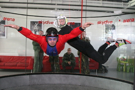 Létání nad čtyřmi ventilátory