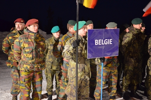 Příslušníci výcvikového centra Commando z Belgie