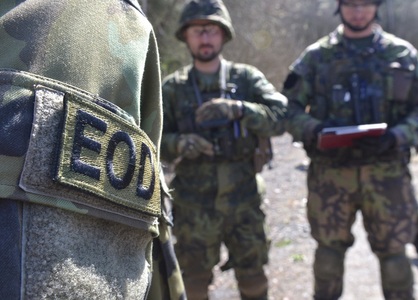 Kurz EOR proběhl pod vedením příslušníků CTIP EOD 15. ženijního pluku