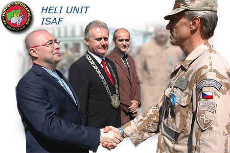 Ministr obrany poděkoval přerovským vrtulníkářům za misi v Afghánistánu
