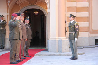 The Visegrad Four Chiefs of Defence meeting opening ceremony