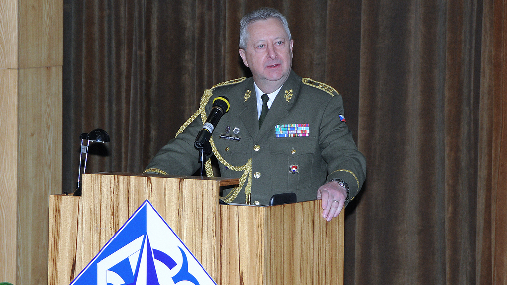 Zahájení ceremoniálu - projev 1. zástupce náčelníka GŠ AČR generála Zůny.