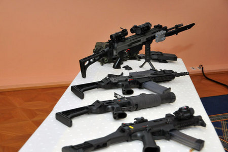 Ceska zbrojovka from Uhersky Brod presented its products at the Czech Defence Ministry