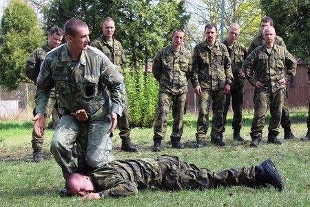 Pardubičtí vojáci se učili zvládat techniky i filozofii boje zblízka. V kurzu všichni obstáli