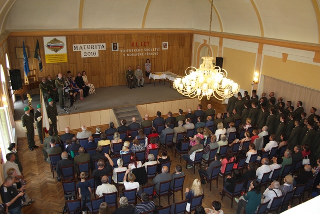 Ze slavnostního vyřazení v Moravské Třebové 2