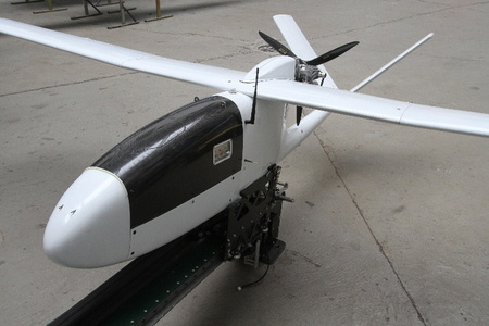 Prezentace nového bezpilotního průzkumného letounu Sokol