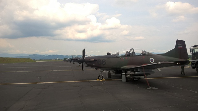 Slovinské letouny PC9M Pilatus 