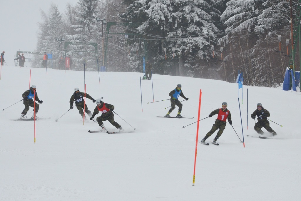 Paralelní slalom na sjezdovce Kazmarka v Karlově
