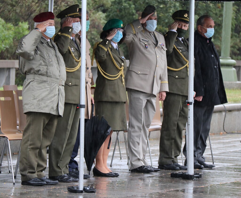 Slavnostního aktu se zúčastnili významní hosté Ministerstva obrany a Armády ČR
