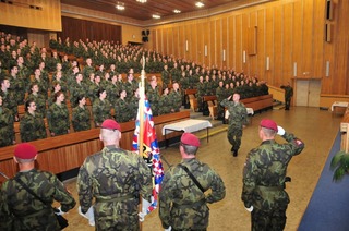 Zahájení ceremoniálu vyřazení