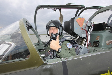 Poslední let plukovníka Milana Simra v kokpitu lehkého bitevního letounu L-39ZA