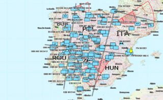 Cvičná mapa prostoru operace