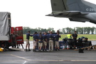  Nakládání letounu CASA C-295M 