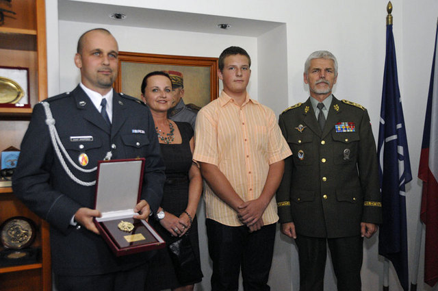 Společné foto na Generálním štábu AČR v Praze