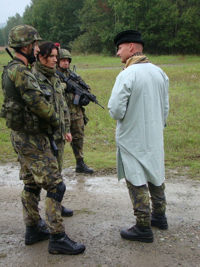 Afghánské obyvatele imitovali příslušníci 1. SR