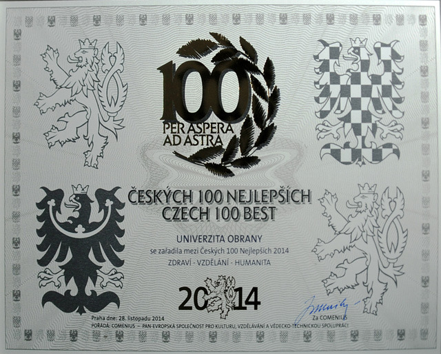 Diploma for the University of Defence