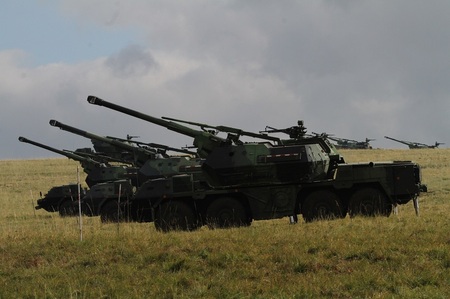 Dělostřelci zaujali se svou technikou bojovou sestavu