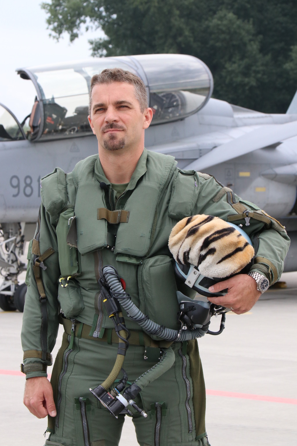 Podplukovník Pavel Pavlík, velitel 1. ÚU Baltic Air Policing