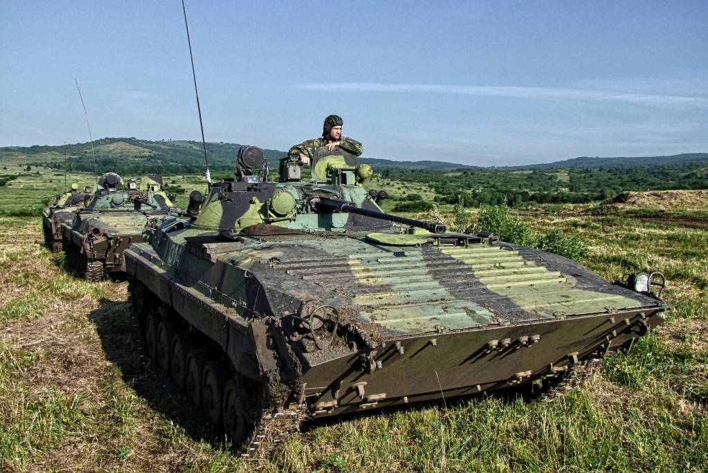 Příprava bojových vozidel pěchoty BVP-2