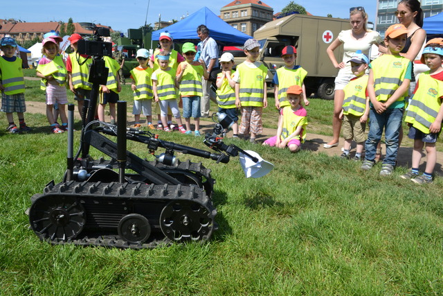 Robot TALON zaujal nejvíc
