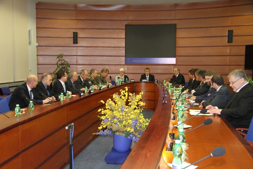 The first meeting of Minister Karla Slechtova with the Collegium of Minister of Defence