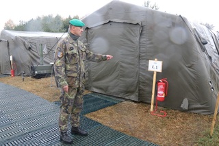Major Bohumil Falát, náčelník logistiky 15. ženijního pluku