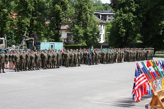 Ze slavnostního vyřazení v Moravské Třebové 4