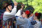 Mezi zahraničními hosty byl folklórní soubor z Rumunska