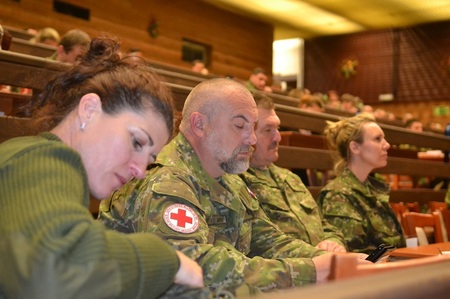 Konference se zúčastnili i zástupci zdravotníků Ozbrojených sil Slovenska