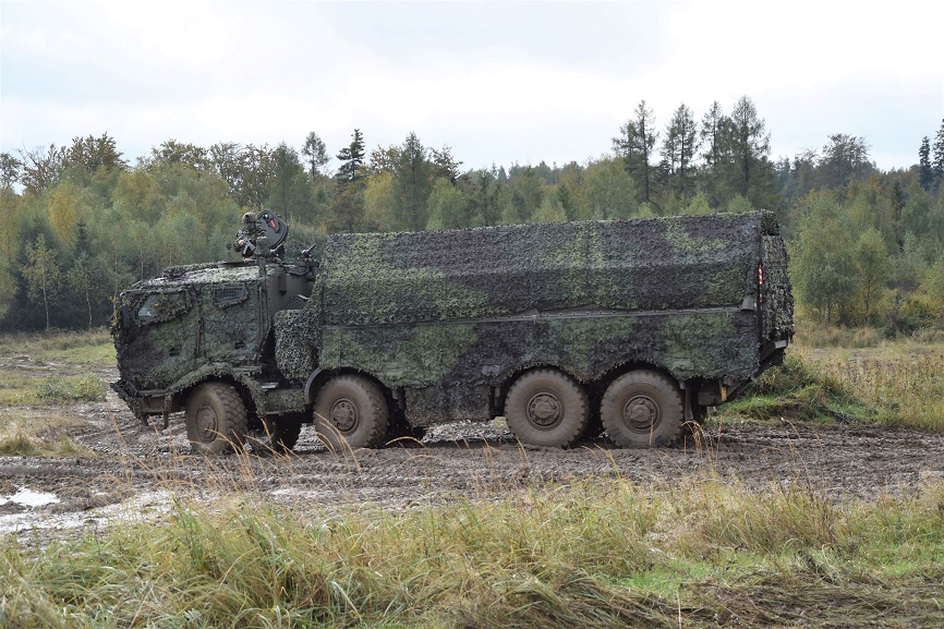 K přepravě minometů používáme T-815-7 PRAM.