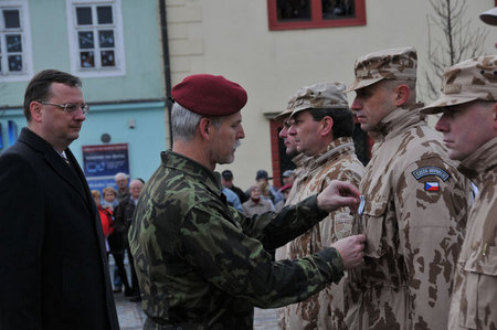 Parade and medals for soldiers after Afghan mission