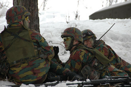 Belgičtí vojáci končí svůj výcvik v šumavských Boleticích