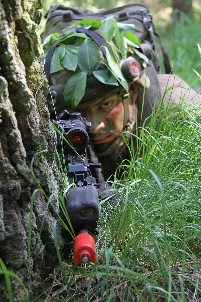 Předsunutá hlídka zaznamenala pohyb nepřítele