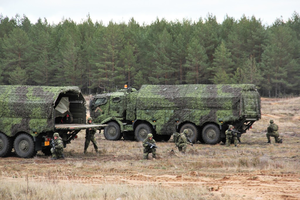  Příslušníci minometné čety 71. mechanizovaného praporu z Hranic.