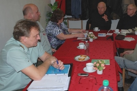 Setkání s předsedy klubů vojenských důchodců