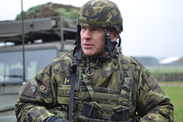 Velitel 4. brigády rychlého nasazení plukovník gšt. Miroslav Haváč