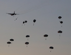 Tactical air drop was made at twilight (2)