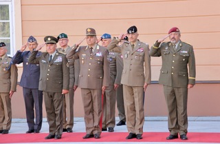 The Visegrad Four Chiefs of Defence meeting opening ceremony