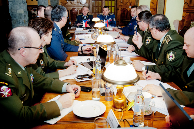 Z jednání zástupců české a slovenské armády v Čadci