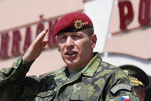 Současný velitel 4. brigády rychlého nasazení plukovník gšt. Miroslav Hlaváč 