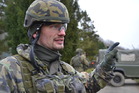Zástupce velitele 43. výsadkového praporu Chrudim major Ivo Zelinka